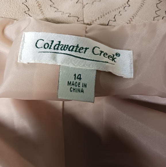 COLDWATER CREEK JACKET Western details womens large XL - Picture 10 of 12